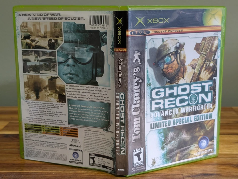 Ghost Recon Advanced Warfighter Limited Special Edition (Xbox, 2006)No Manual⬅️ - Image 4 of 4