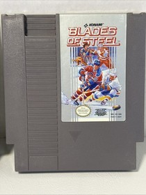 Double Dribble + Blades of Steel (Nintendo, NES) Cartridge Only Lot Of 2