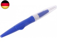 Mini Filzgriffhalter Mit 3 Nadeln Wollfilz Stickwerkzeug (Blau)