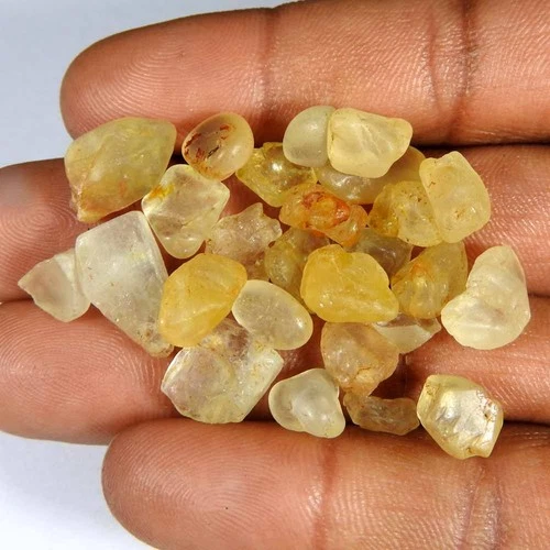 90.25Cts100%Natural Small White Topaz Rough Lot Loose Gemstone