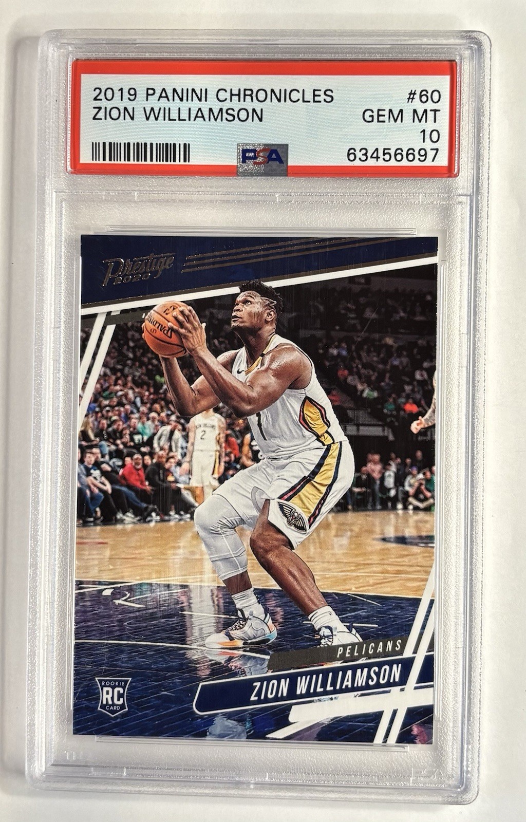 2019-20 Panini Chronicles - Prestige Zion Williamson #60 (RC)