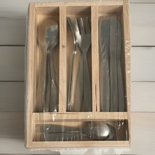 IKEA Duktig Metal Flatware Pretend Play Set Toy 1995 Vintage NOS