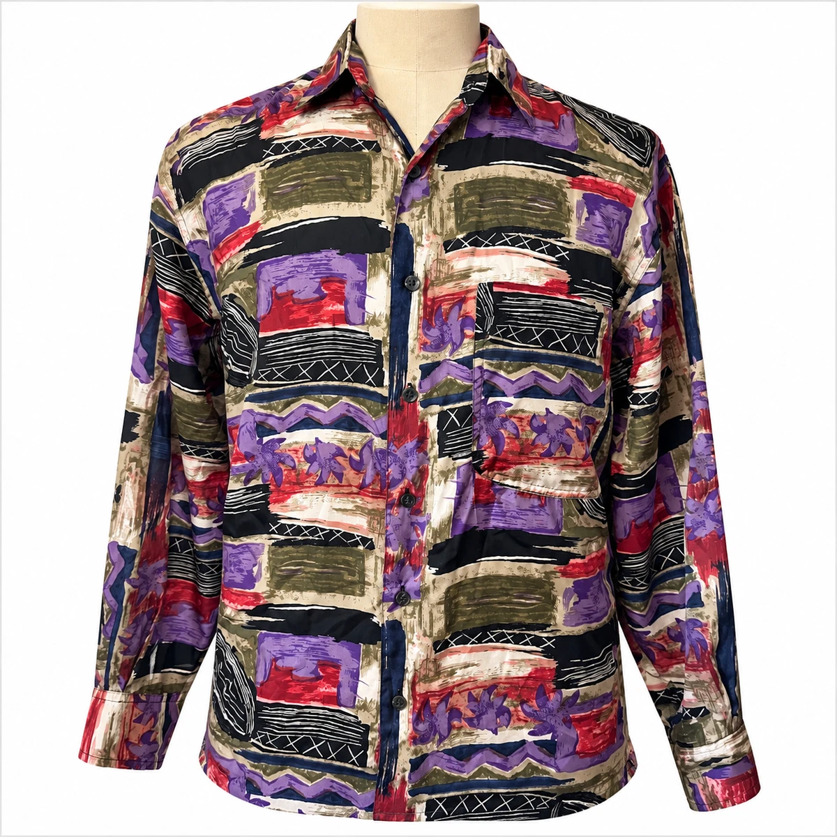 25+ Vintage 100% Silk Casual Shirts for Men for sale | Updated Oct 