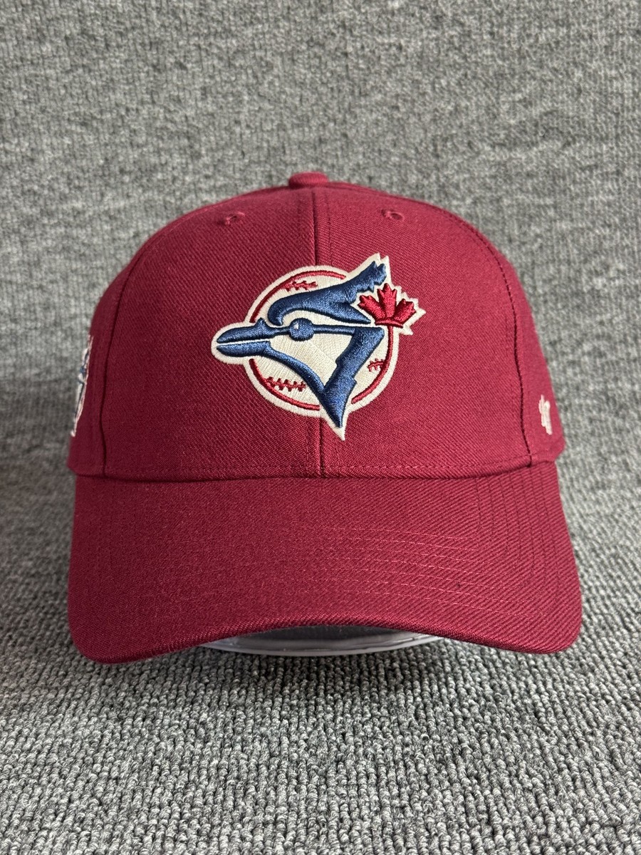 '47 Brand Toronto Blue Jays MLB Burgundy Snapback Hat Curved Brim 20 P