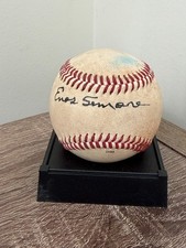 Enos Semore Signed Baseball Oklahoma Sooners Coach Autograph Unverified No COA