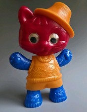 Vintage Rare Soviet plastic doll Kat. 29cm USSR. TOP 