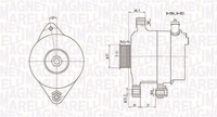 Lichtmaschine Generator Lima Magneti Marelli 063731949010 12V FüR Toyota Aygo C1