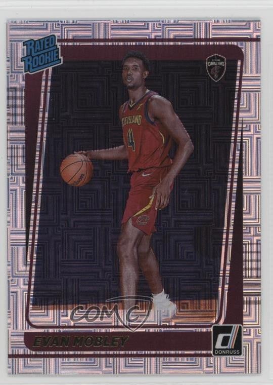 2021-22 Panini Donruss Rated Rookie Choice Evan Mobley #225 Rookie RC 0n64