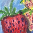 Original ACEO watercolor - Ripening - strawberries garden art — photo 2