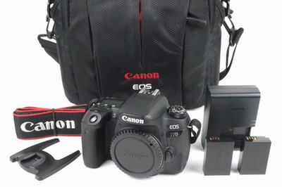 Canon EOS 77D 24.2 MP Digital SLR Camera (Body Only) - Black - 6,031 shots!