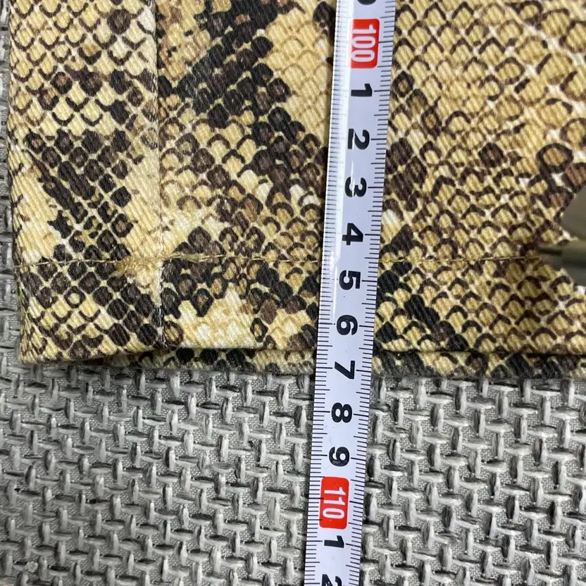 Women’s Slim Straight Pants with Python Pattern -… - image 4