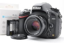 N Mint Nikon D600 24.3 MP Digital SLR Camera w/ AF 50mm f/1.8 Lens Shutter 12909