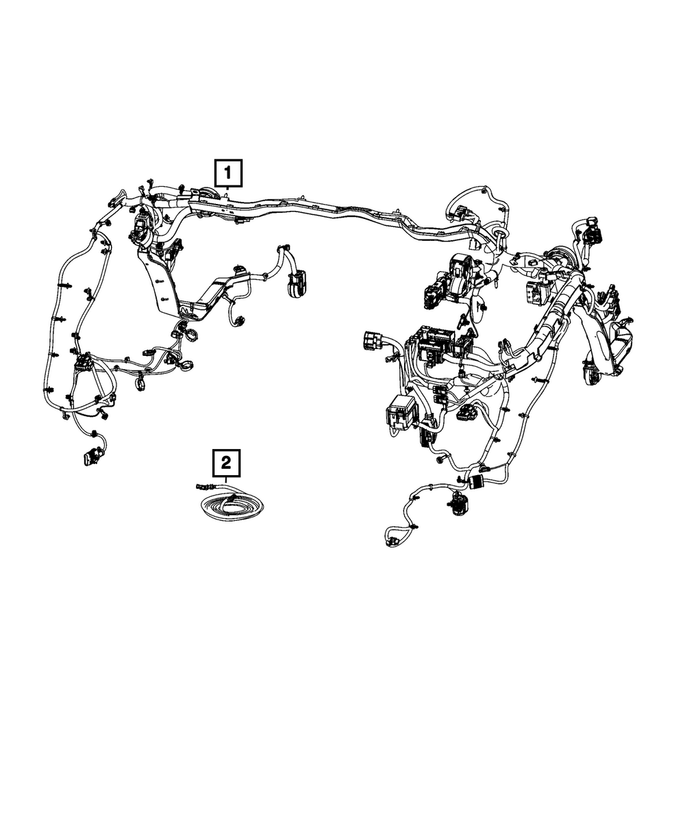 Genuine Mopar Dash Wiring 68603091AD