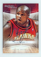 2004-05 SkyBox Autographics #32 Antoine Walker Atlanta Hawks