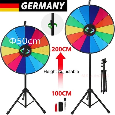 CP-AUTO ⌀50cm Glücksrad Spielzeug Farbe Rad Lotteriespiele Spiele Tischplatte Verkauf 2M