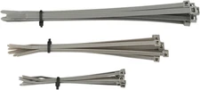Moose Racing Cable Ties Gray #2404-0588