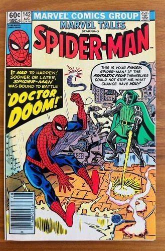 Marvel Tales #142 vs Doctor Doom!  (reprint of Amazing Spider-Man #5)  VF 1982