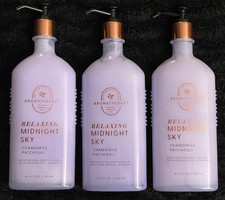 3 Bath  Body Works RELAXING MIDNIGHT SKY Chamomile  Patchouli Body Lotion