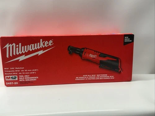 Milwaukee M12 2457-20 12V Li-Ion 3/8'' Cordless Ratchet 💥NEW💥..