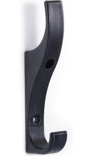 Coat Hook  For Home, School, Office Wall Mounted Black  10 in pack
