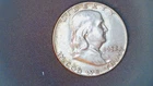 1952 US Franklin Half, Circulated Ave Grade, .36169 Oz Slv (US-8999)