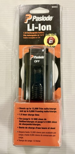 Paslode 902654 Battery, 7.2 V, Lithium-Ion Battery Chemistry - Hot BMX
