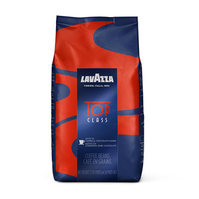 Lavazza Top Class Whole Bean Coffee Blend, Medium Espresso Roast Bag, 2.2 Pound