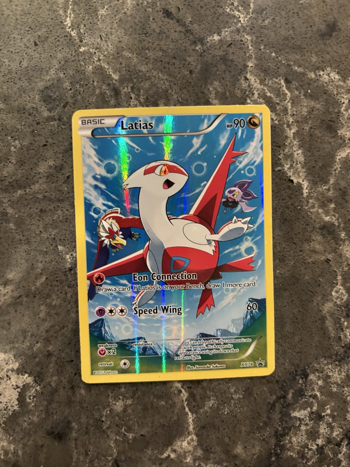 Latias #XY78 Full Art Pokemon Promo