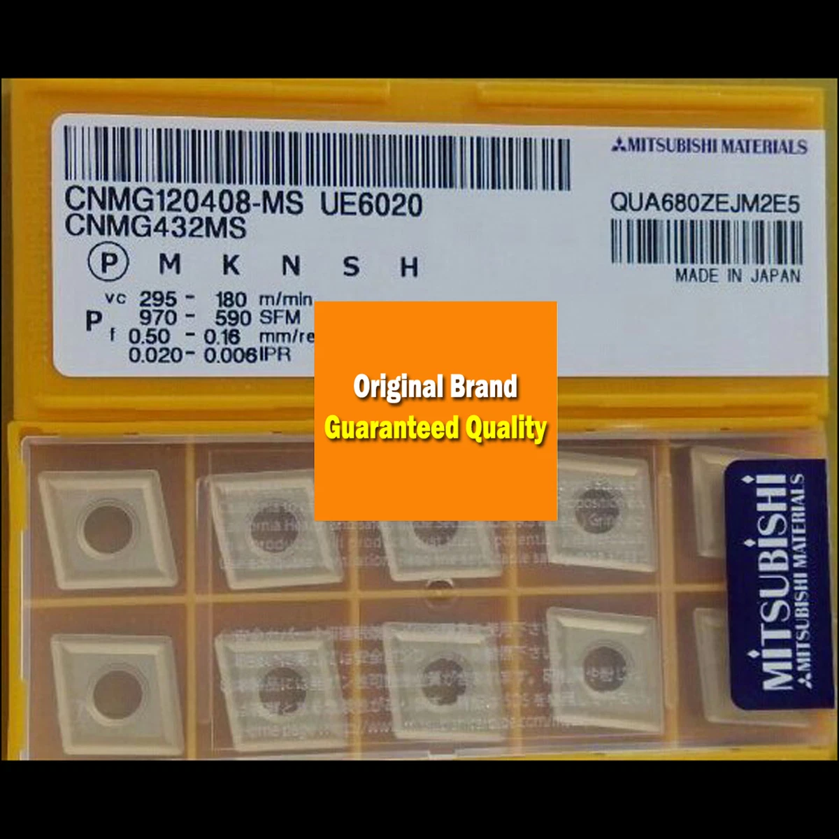 10PCS in BOX Original MITSUBISHI CNMG120408-MS UE6020 CNMG432MS Carbide Insert