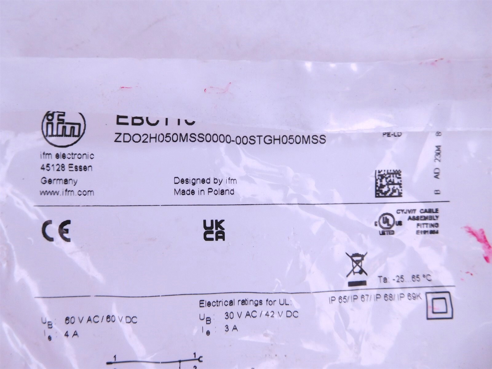 ifm+EBC116+Bag+of+13+Connectors for sale online | eBay