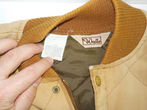 Vintage Walls Jacket Mens Coat USA Quilted Distressed - Picture 10 of 17