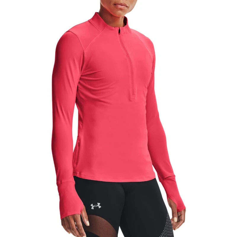 Under Armour Ladies 1/2 Zip Top Running UA Qualifier Run 2.0 Reflective  1365632