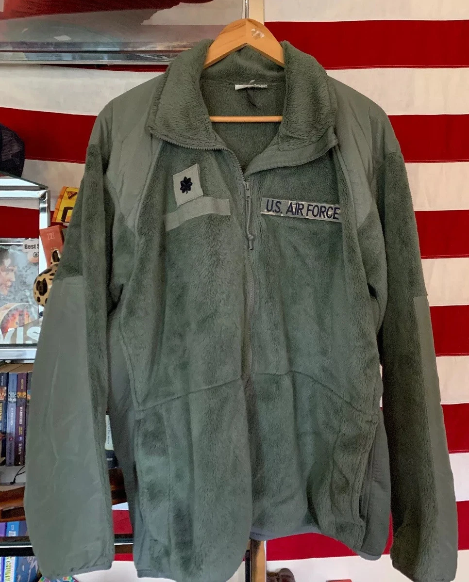2010 U.S. MILITARY ARMY AIR FORCE Zipper Fleece Weather Jacket
