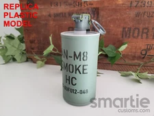 FAKE AN-M8 HC Smoke Grenade - Accurate Size Plastic Replica