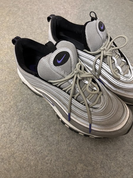nike air max 97, Gr. 45, Silber Violett 