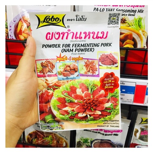 Lobo Fermenting Pork Nam Powder Thai Food And Curing Seasoning Mix Flavor 4x 70g - Picture 7 of 12