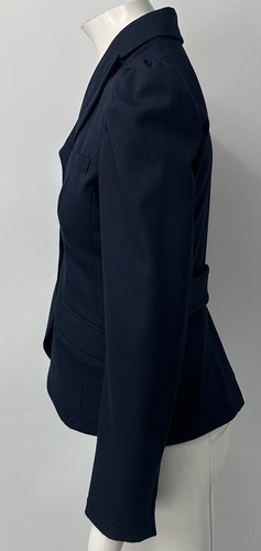Philosophy Di Alberta Ferretti navy blue long sleeve fitted blazer sz 6 - Picture 2 of 5
