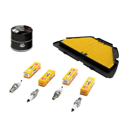 Wartung für Yamaha YZF-R1 RN12 R1 R 1 2004-06 Set Luftfilter Ölfilter Zündkerzen