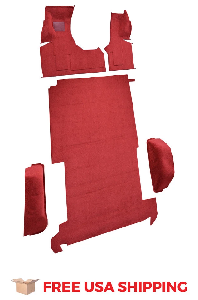 FITS 1983-1995 GMC G1500 Short Van FITS 110 Wheel Base Complete Cutpile Carpet Foto 2 de 3