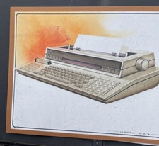 Rare 1976 Hewitt Packard, HP Computer Production Drawing Liljenwall Original