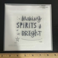 CTMH Stamp Set - Making Spirits Bright - B1627 *New* Close To My Heart