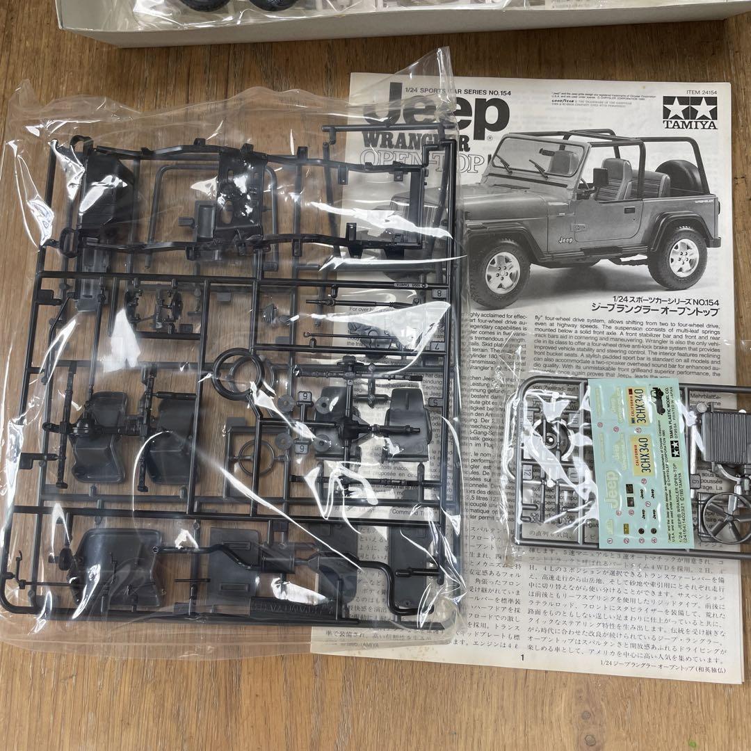 Tamiya Jeep Wrangler Open-Top 1/24 Scale Unbuilt Model Kit | eBay