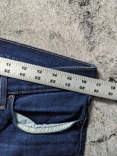Levi's Slimming Skinny Women's Jeans Size 33 Dark Wash - Imagen 4 de 14