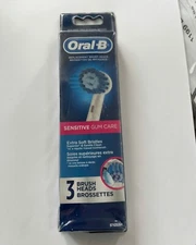 Oral-B Sensitive Gum Care Replacement Brush Heads - 3 Count