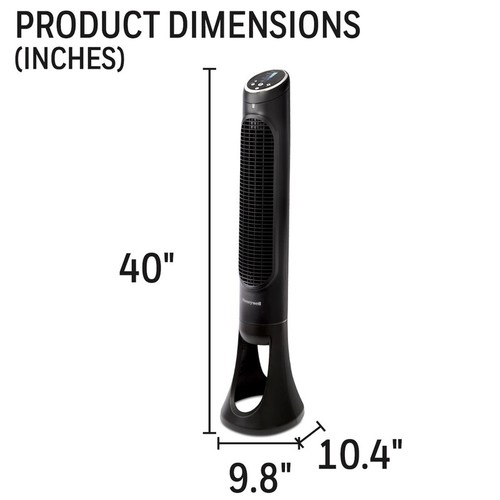 Quiet Tower Fan Oscillating 8 Speed Remote Control Auto Off Timer Indoor Home - Picture 10 of 11