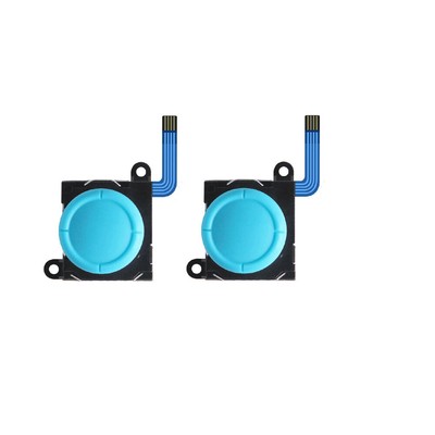 1Pair Switch Lite JoyCon 3D Analog Thumbstick Joy Stick Controller Knopf Blau
