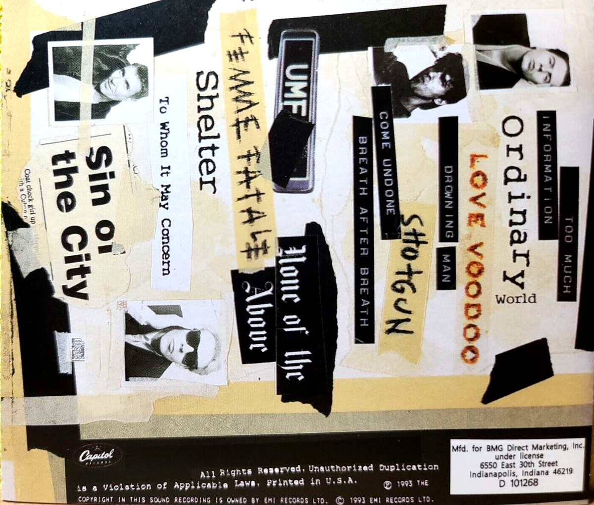 Duran Duran The Wedding Album CD NEVER PLAYED EXCELLENT Duran Duran The Wedding Album CD NEVER PLAYED EXCELLENT