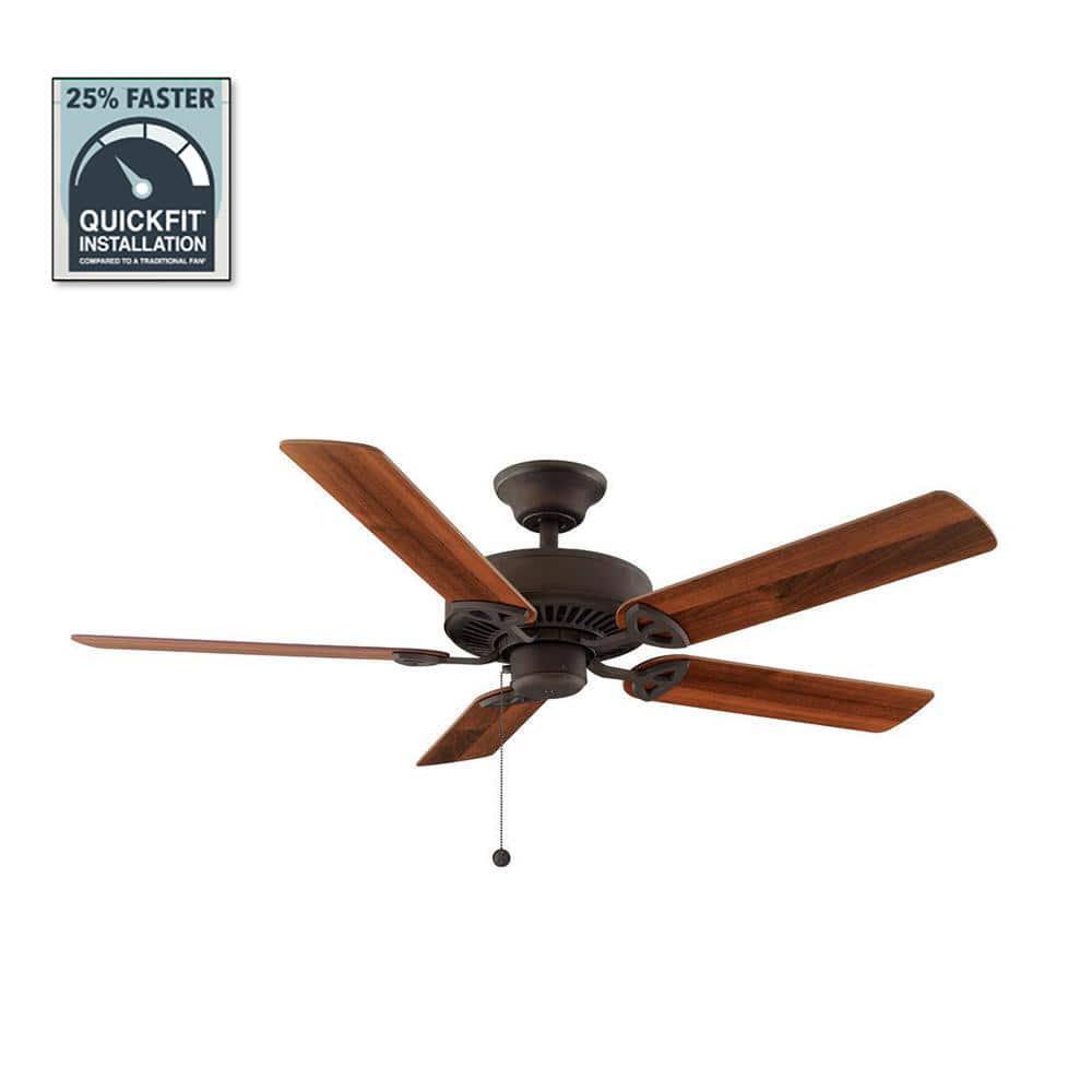 Brunt ファン　タン Hampton Bay Claret 52 in. Indoor Oil Rubbed Bronze Ceiling