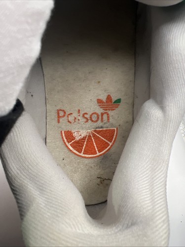 Adidas Food Court Polson ST Classic Court Skateboard Cream Orange Green Size 9 - Picture 20 of 22