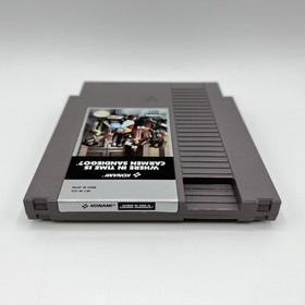 Nintendo NES Where In Time Is Carmen Sandiego Authentic Tested Working Konami 91